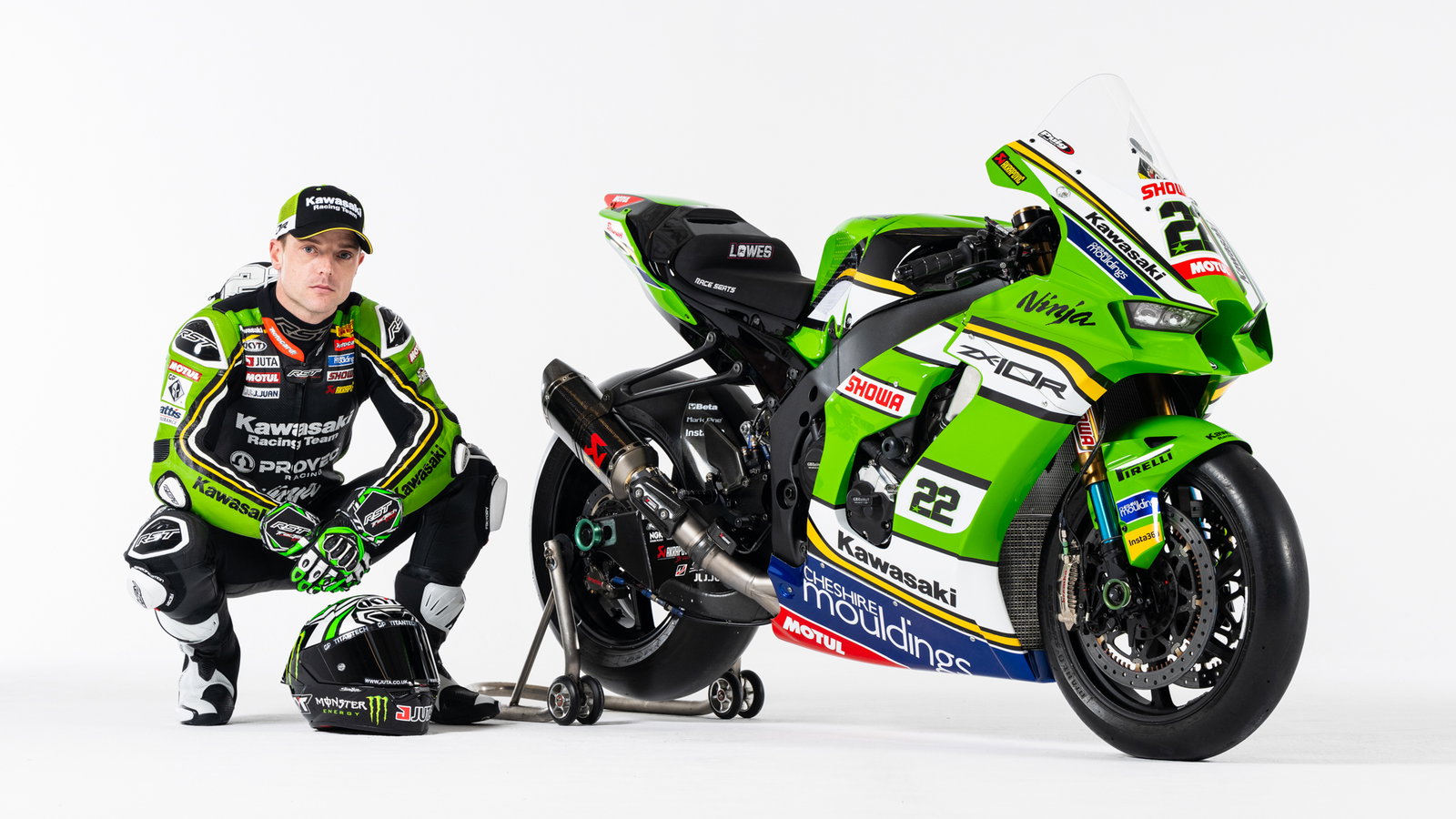 新品レア】Kawasaki Face Mask Racing Design 1 Kawasaki's New Ninja