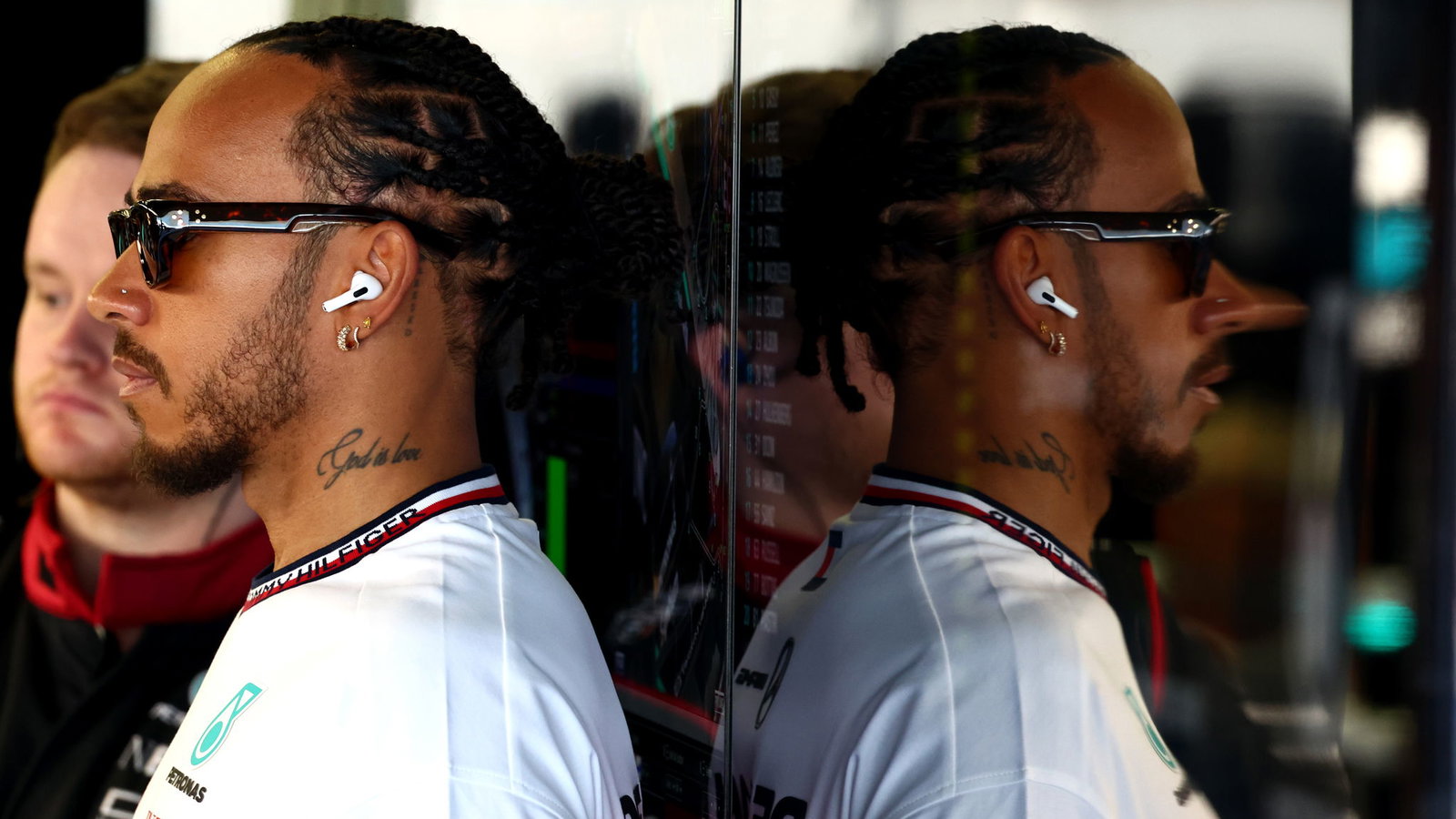 Lewis Hamilton pictured during pre-season F1 testing.