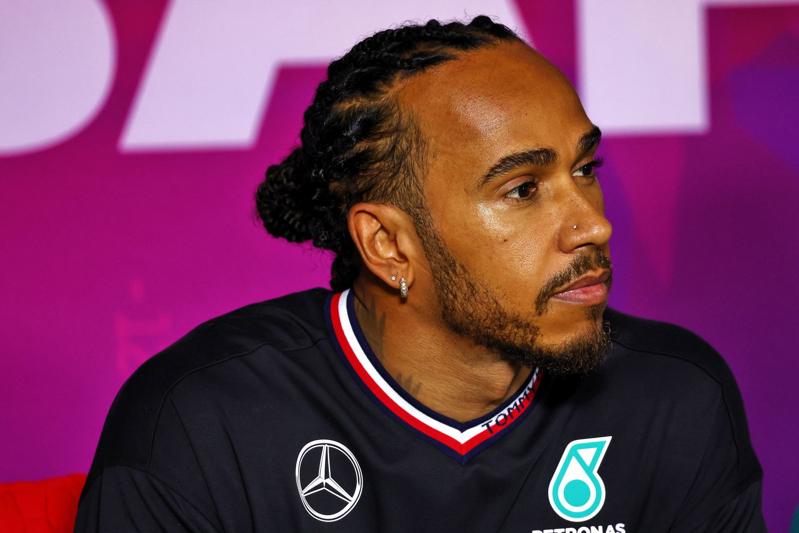 Lewis Hamilton at F1 2024 pre-season testing