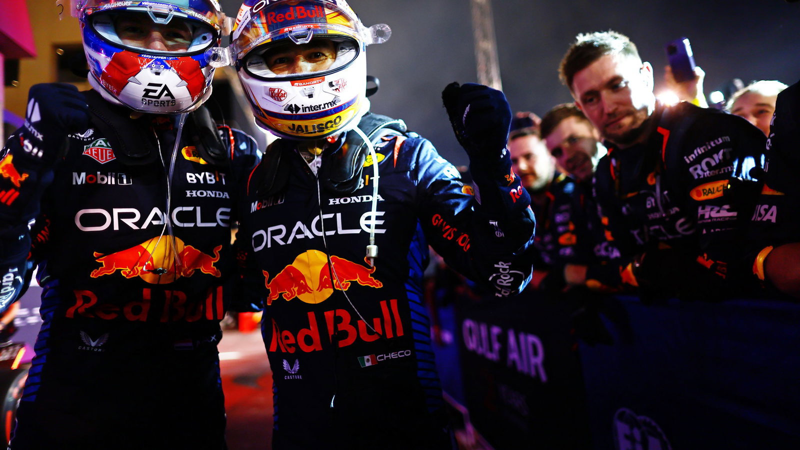 Max Verstappen led home another Red Bull 1-2 