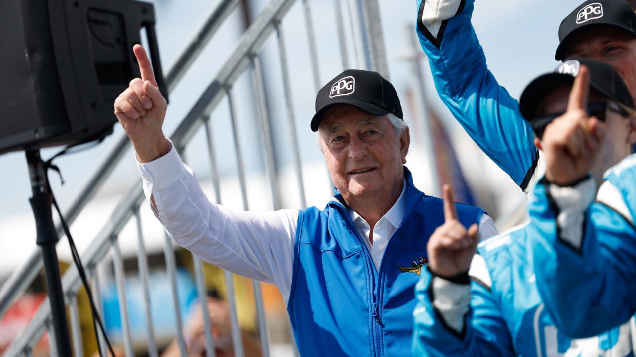Roger Penske celebrates 