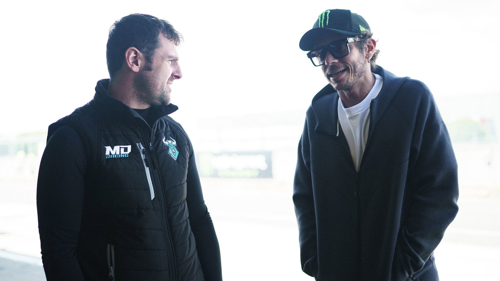Michael Dunlop and Valentino Rossi