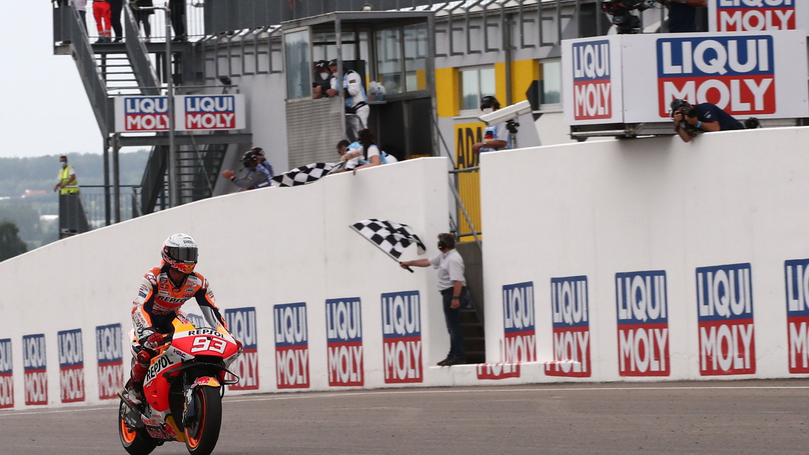 Marc Marquez, Sachsenring victory, 2021