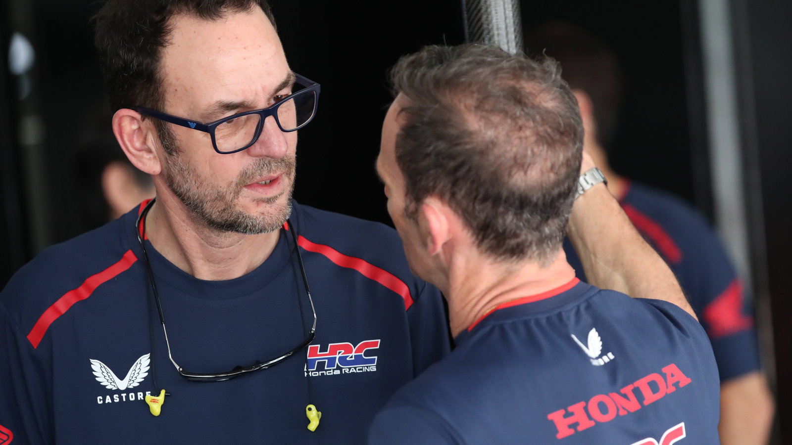 Alex Baumgartel, Alberto Puig, 2024 MotoGP Sepang Test. Credit: Gold and Goose.