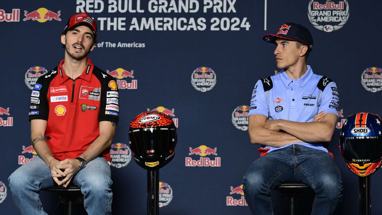 Bagnaia, Marquez