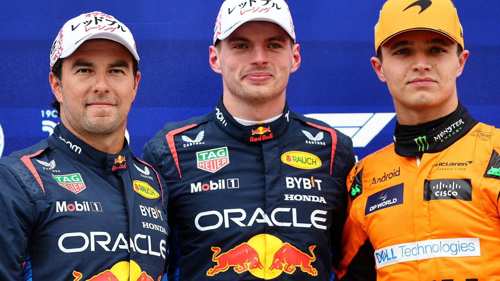 Perez, Verstappen, Norris