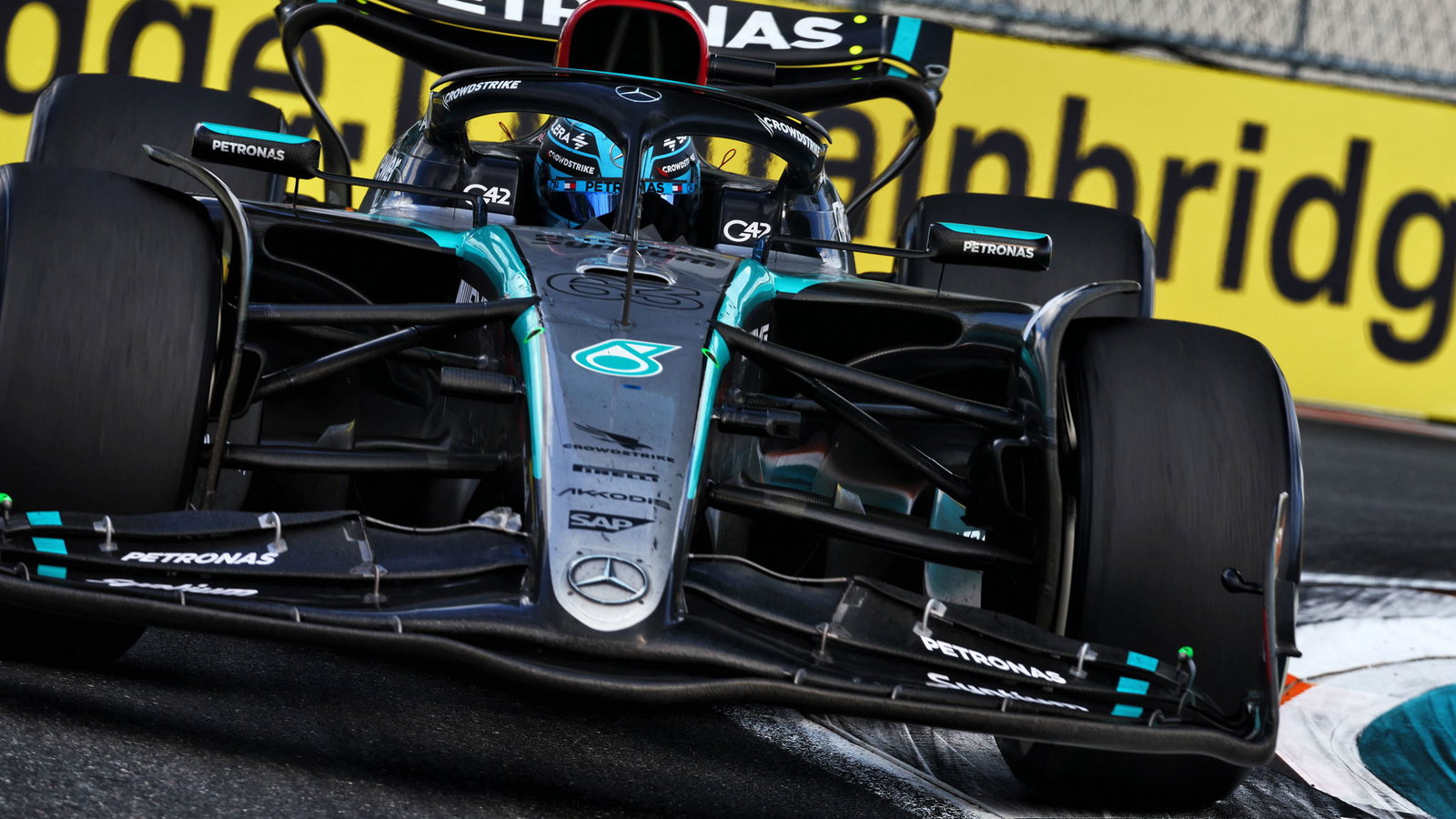 George Russell at the Miami Grand Prix