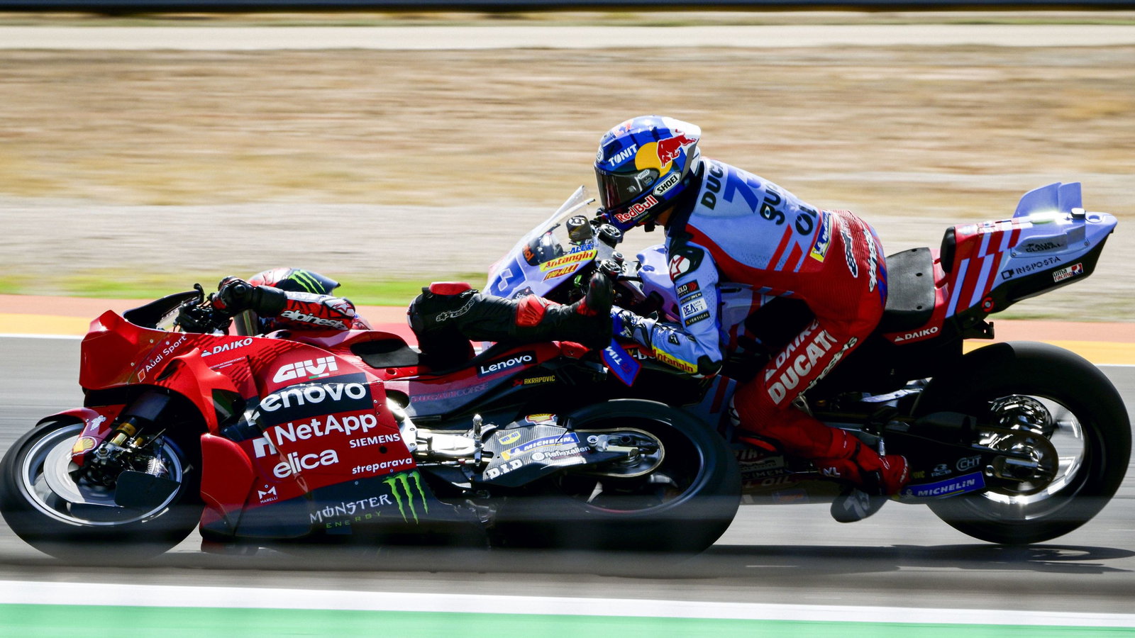 Francesco Bagnaia, Alex Marquez, 2024 Aragon MotoGP