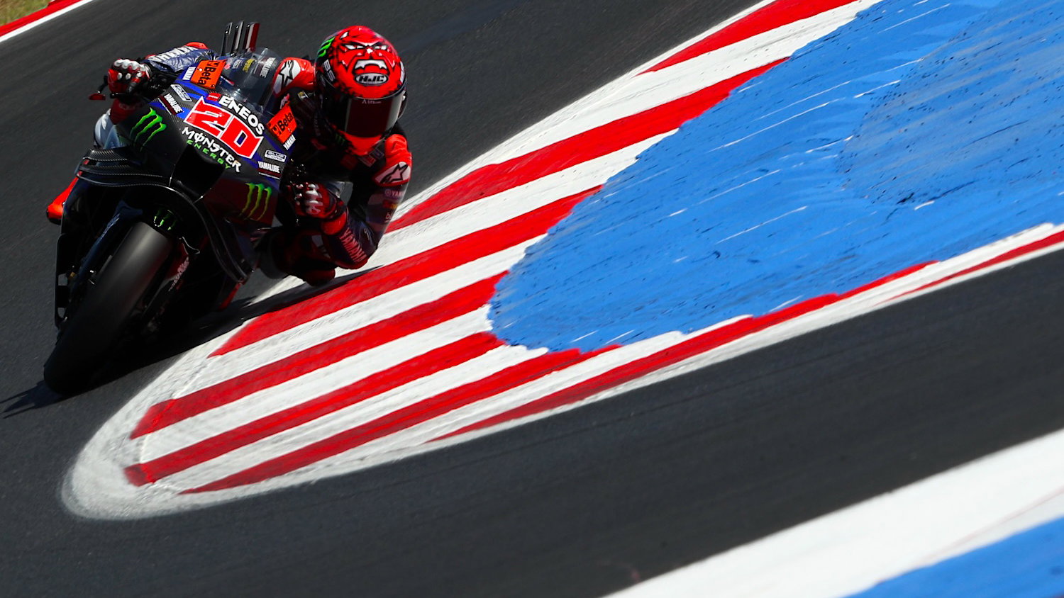 Fabio Quartararo, Monster Energy Yamaha Racing, Yamaha M1, 2024 MotoGP, Misano Test, action [Gold & Goose]