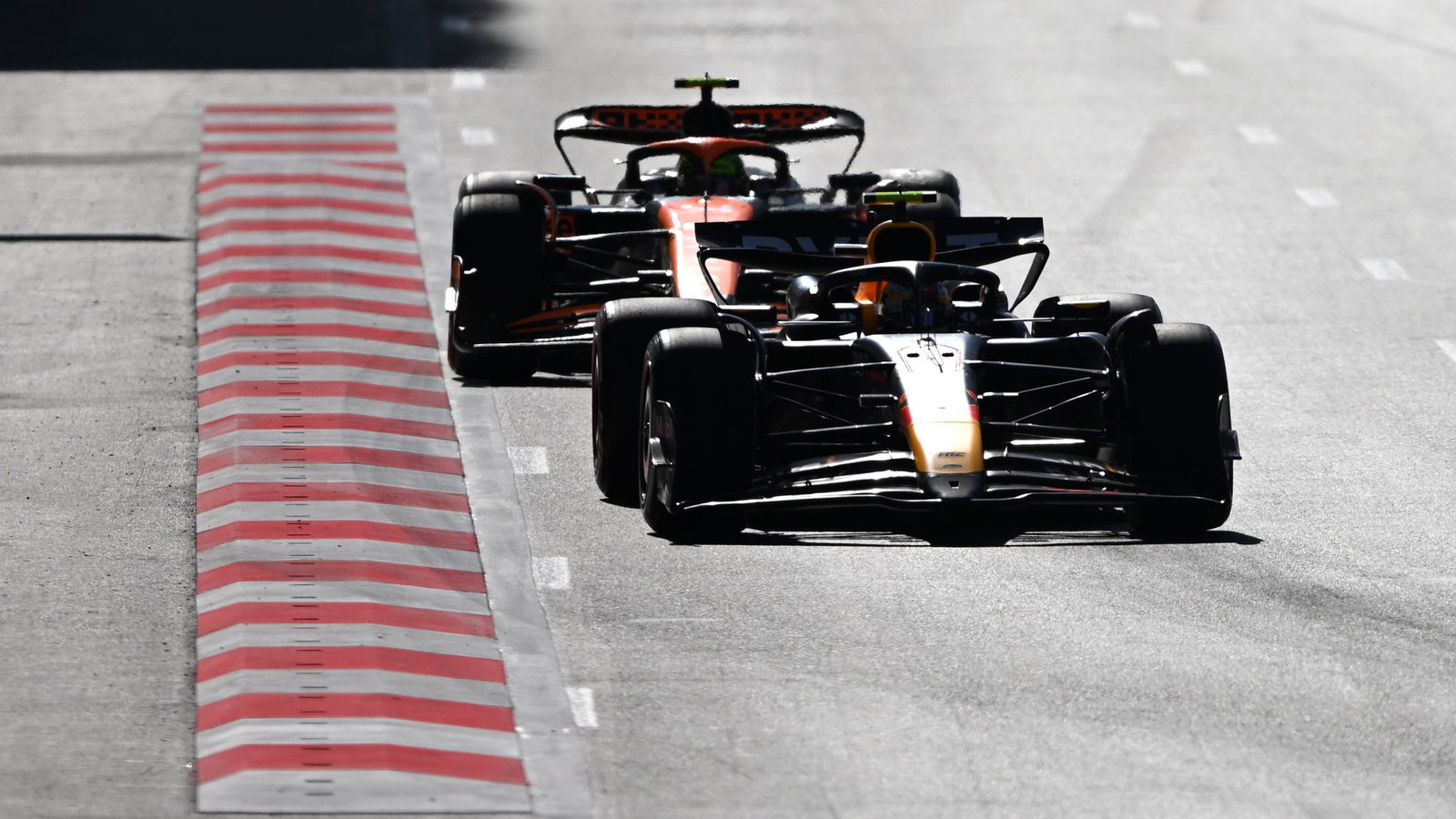 Max Verstappen and Lando Norris 
