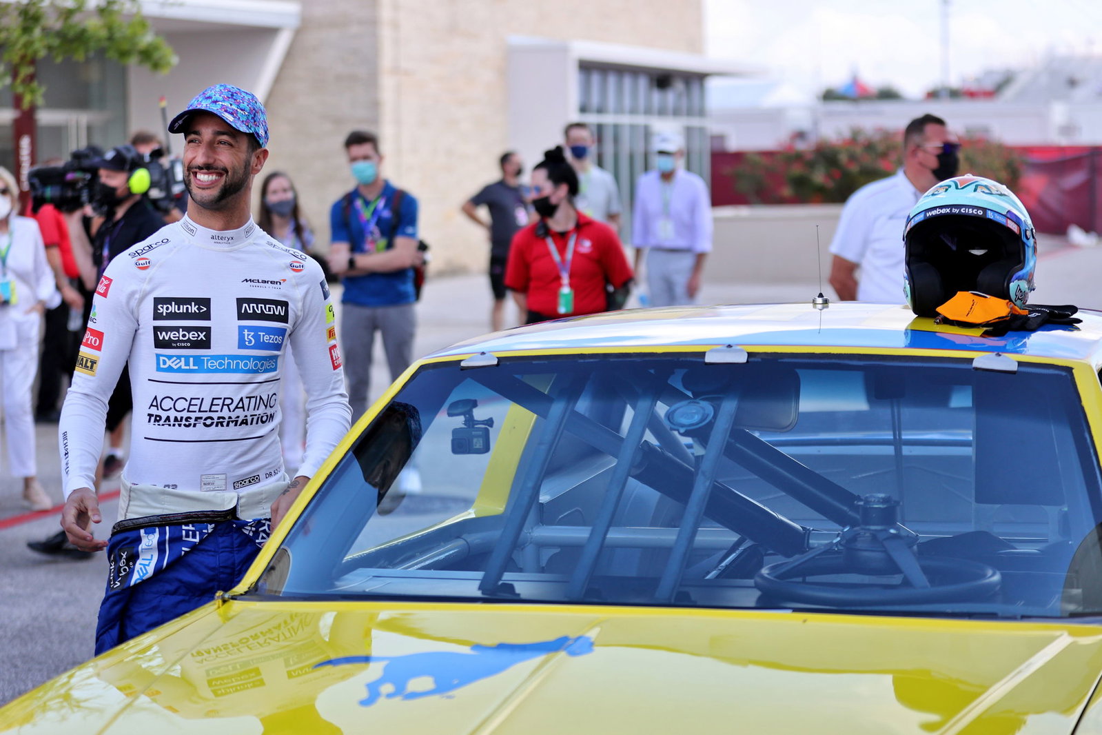 Daniel Ricciardo drove his childhood idol's NASCAR at Austin in 2021