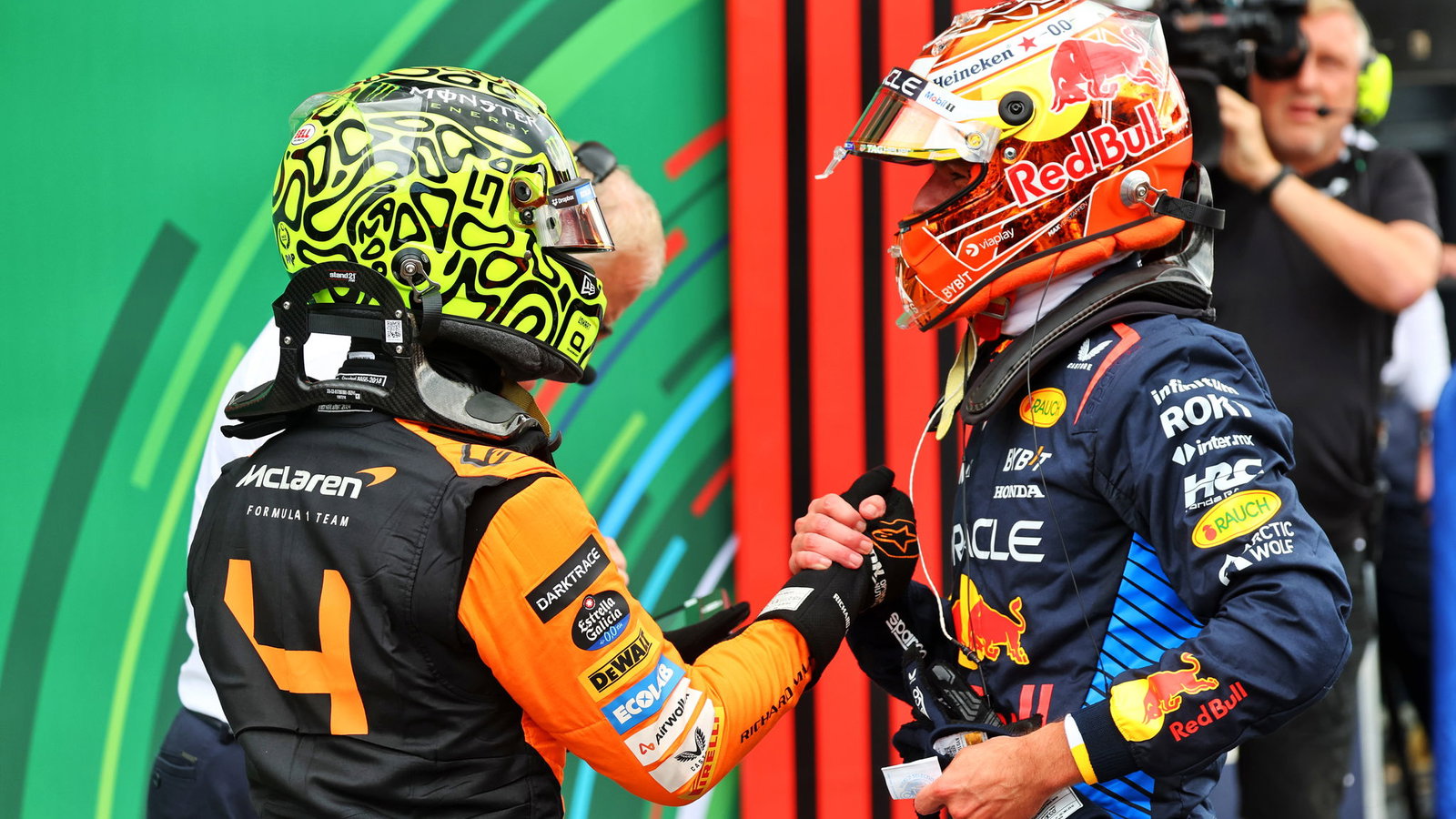 Norris, Verstappen