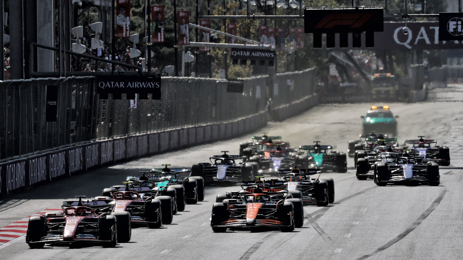 Start of the Azerbaijan Grand Prix