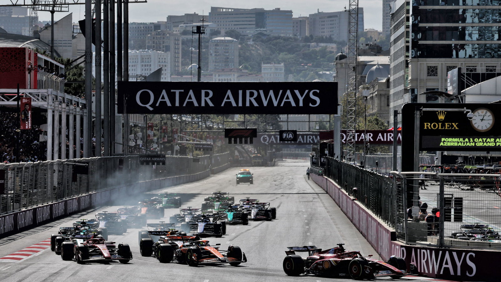 Start of Azerbaijan GP
