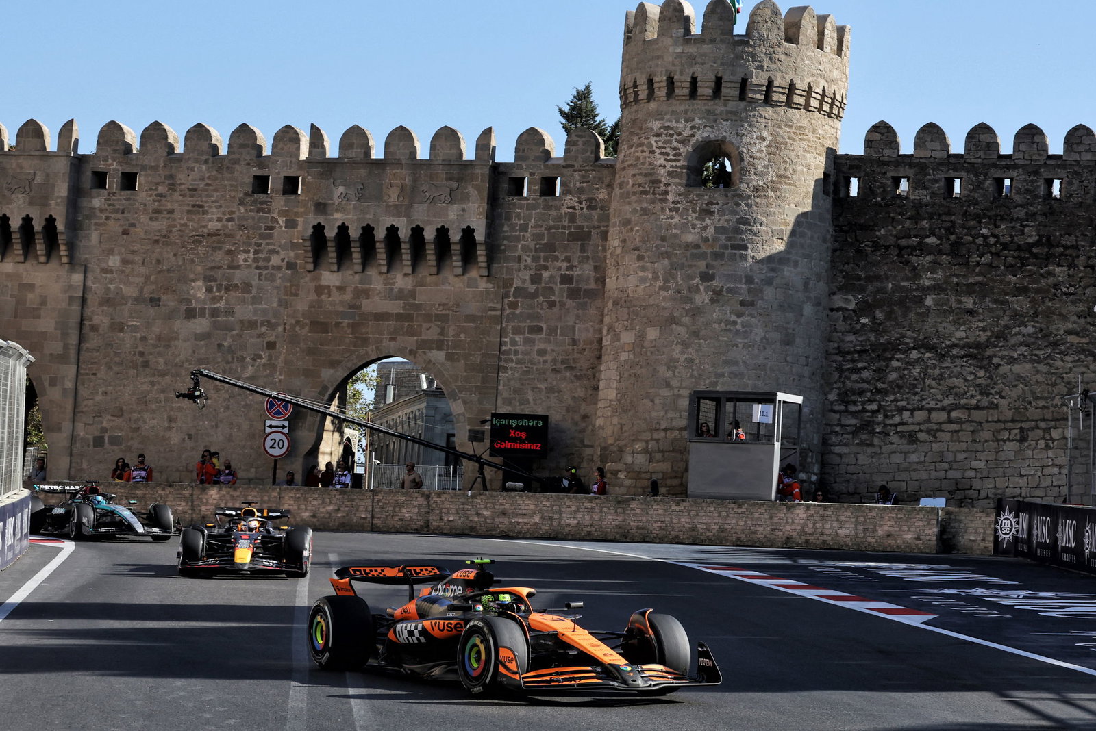 Lando Norris at the Azerbaijan Grand Prix