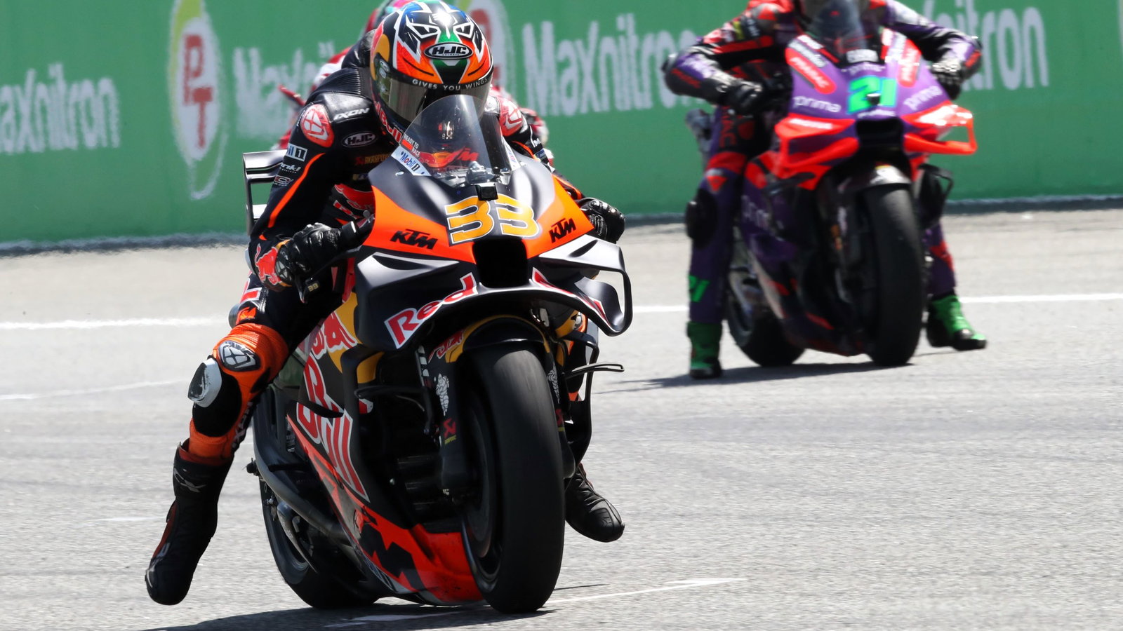 Jack Miller, Red Bull KTM, practice start