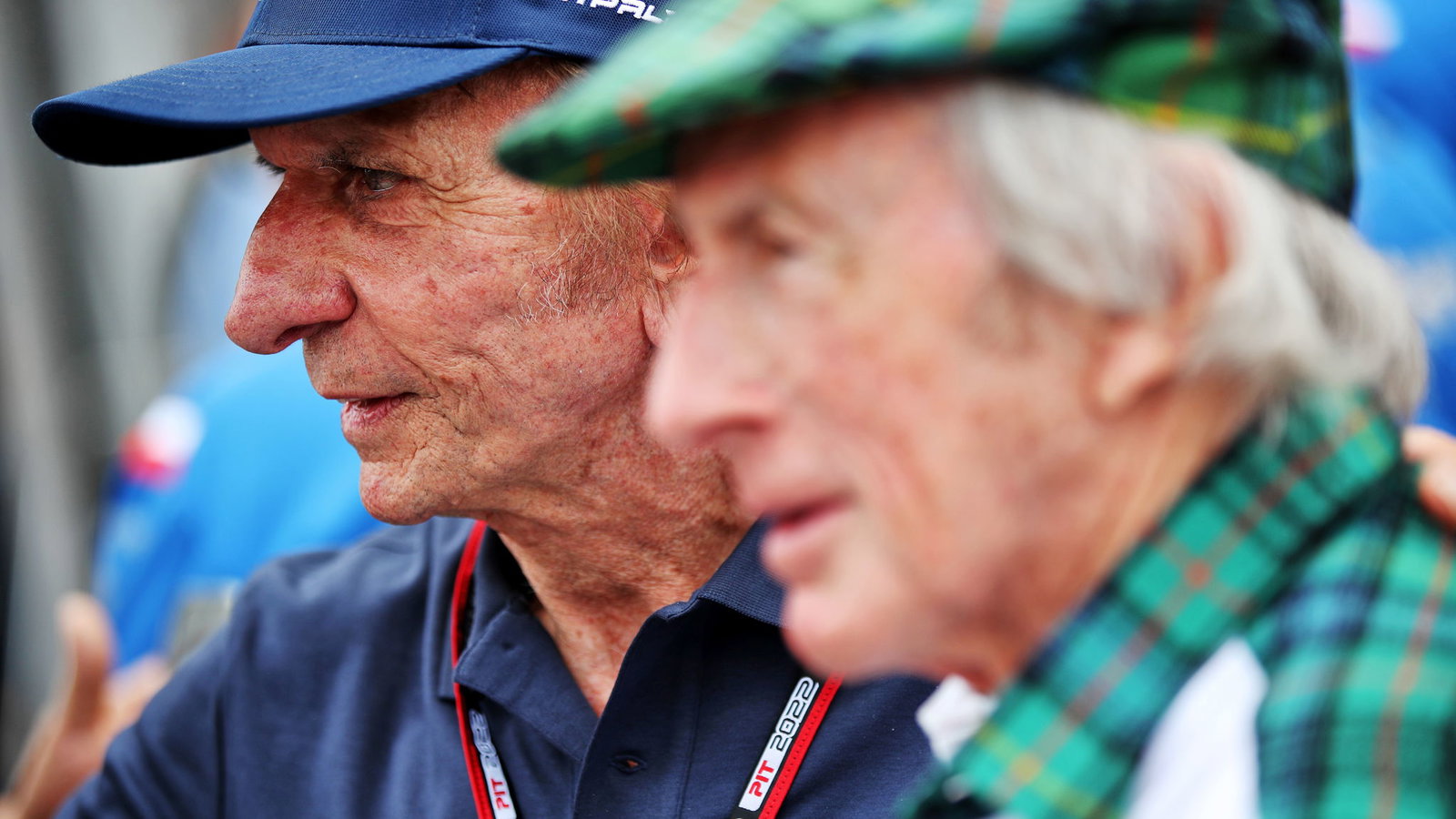 Emerson Fittipaldi and Jackie Stewart