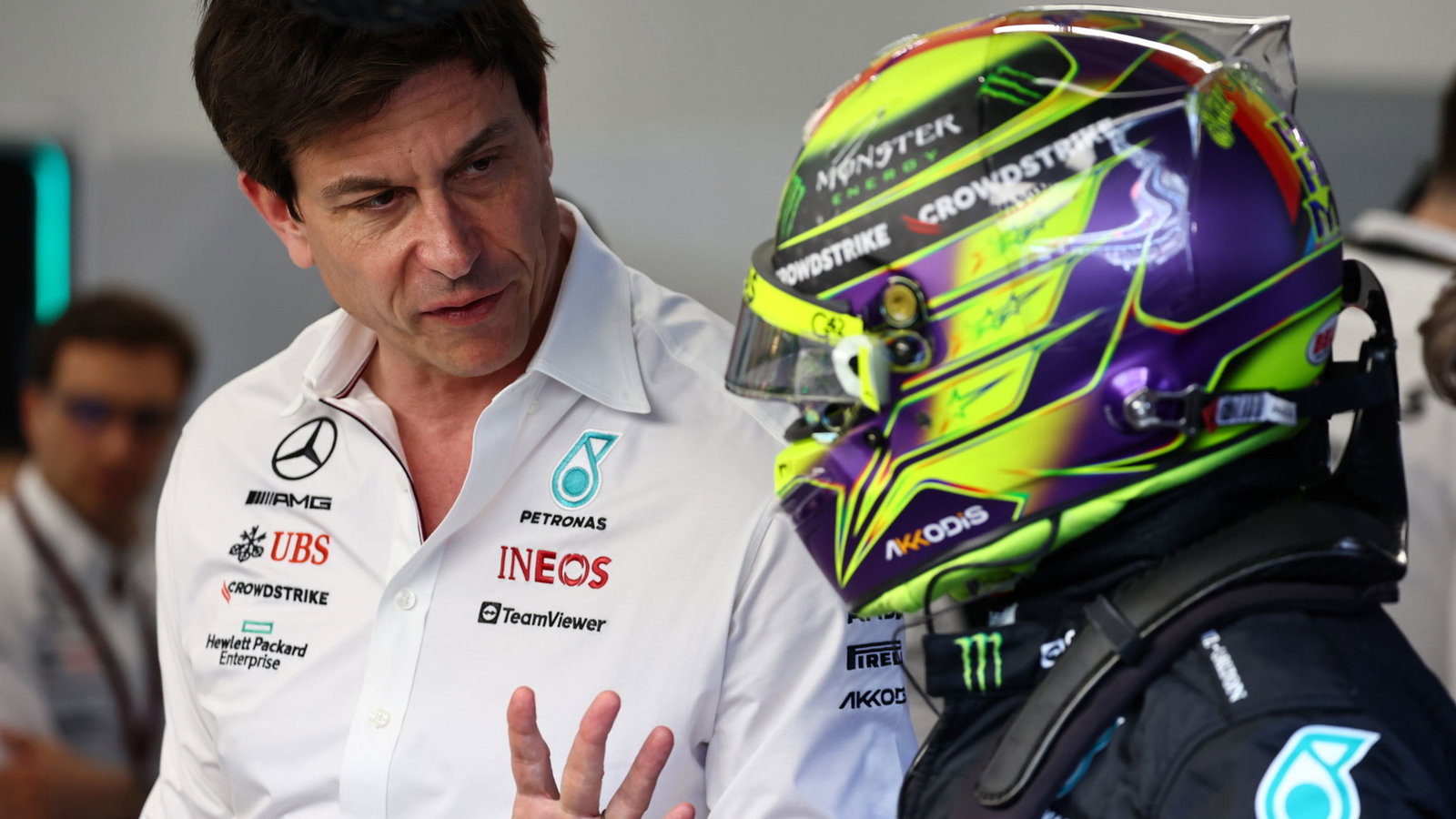 Toto Wolff & Lewis Hamilton