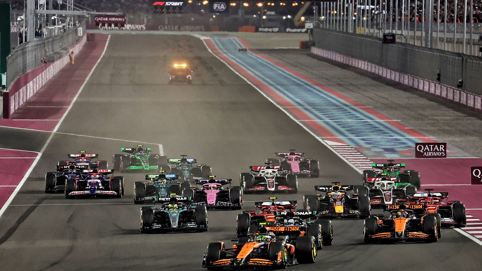 The start of the Qatar GP 