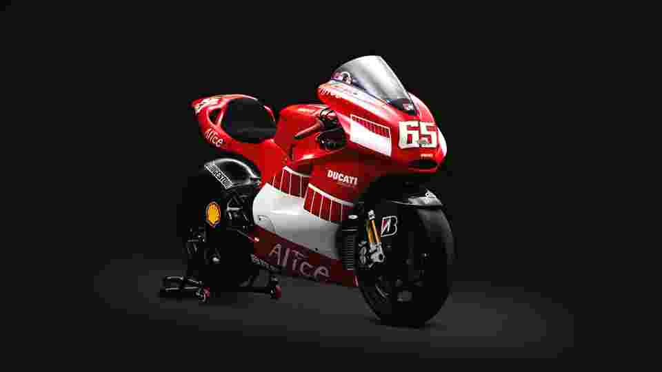 Classic MotoGP Ducati up for sale with six-figure price tag