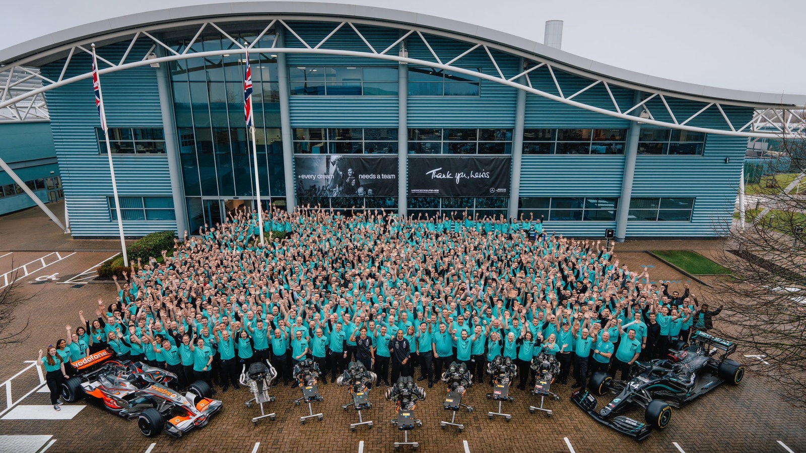 Lewis Hamilton's Mercedes farewell