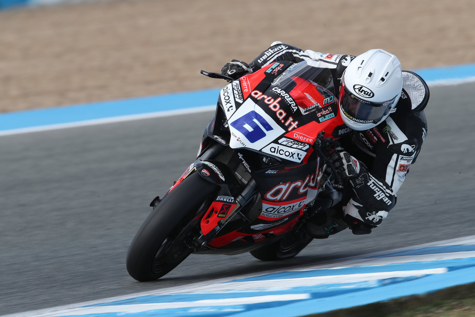 Michael Dunlop on a Ducati, Isle of Man TT Supersport top 20