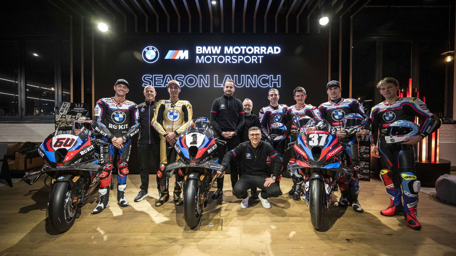 BMW WorldSBK team launc 2025. Credit: BMW.