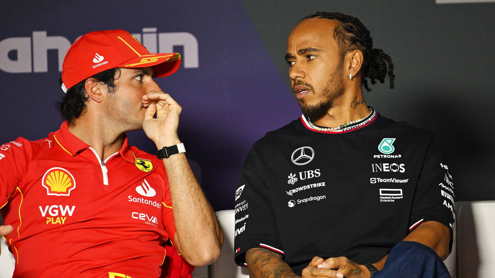 Lewis Hamilton has replaced Carlos Sainz at Ferrari