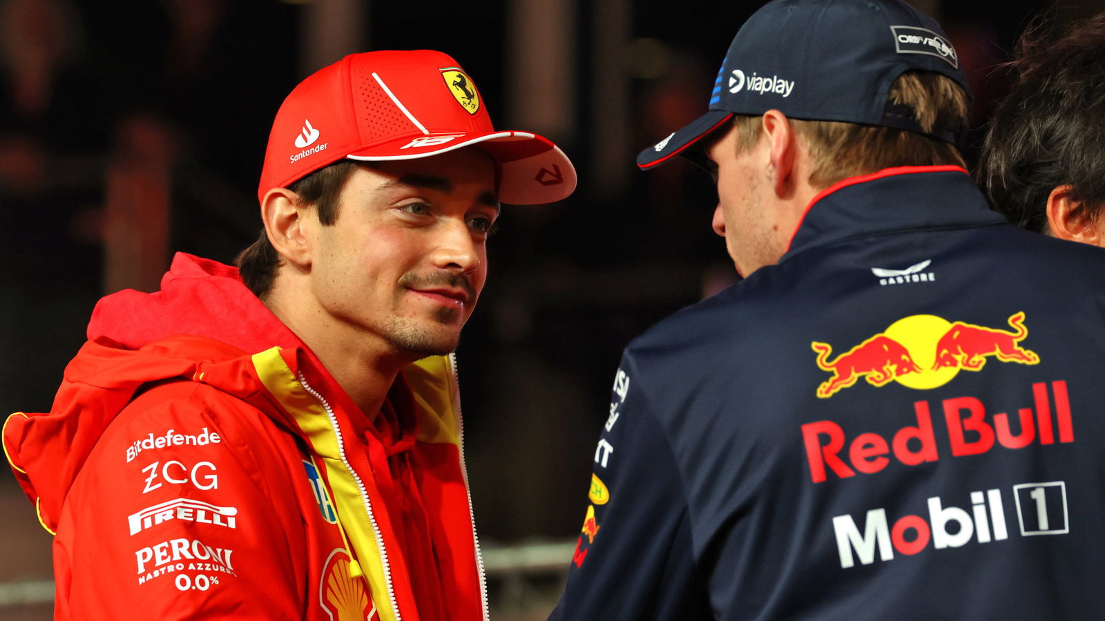 Leclerc, Verstappen