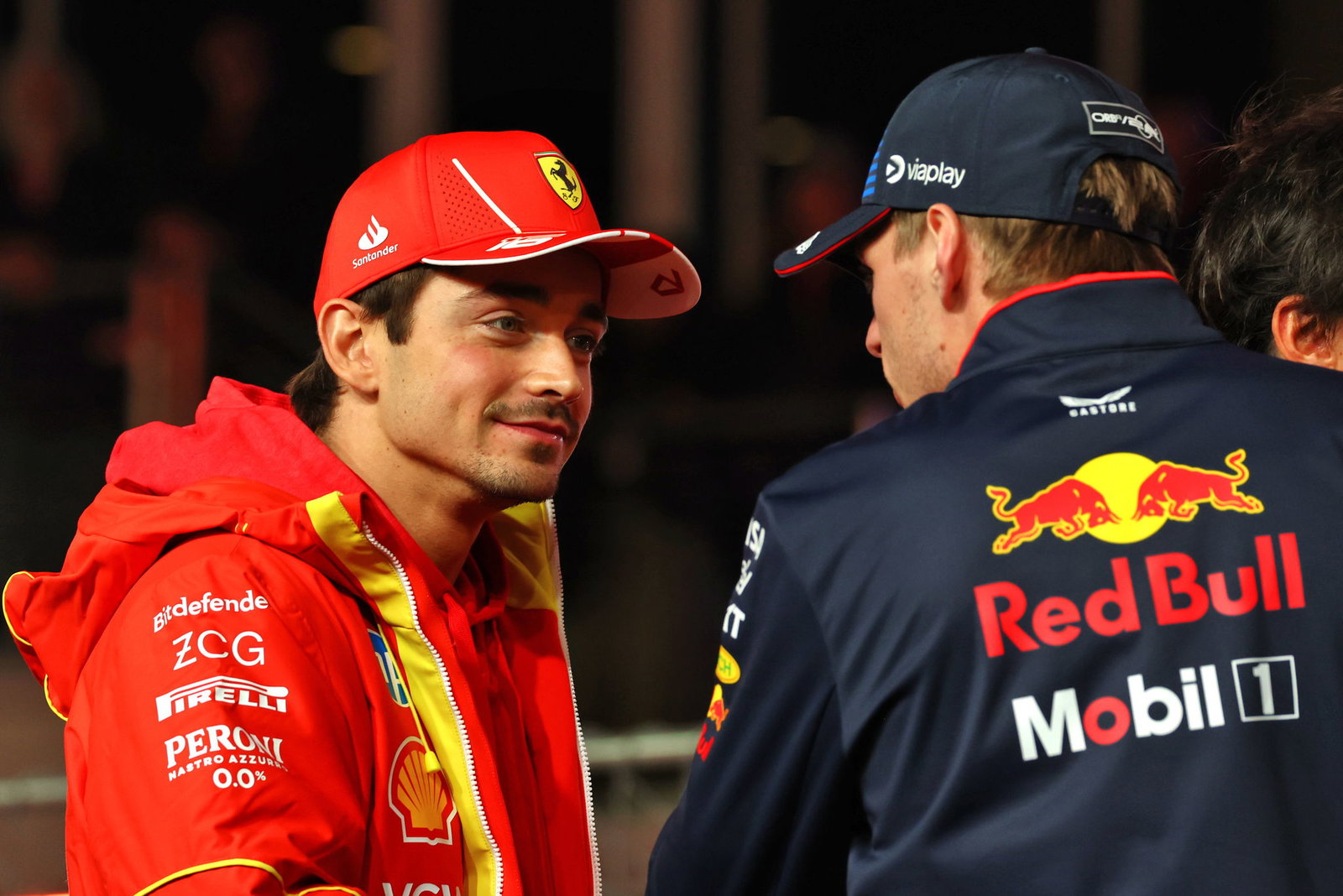 Leclerc, Verstappen