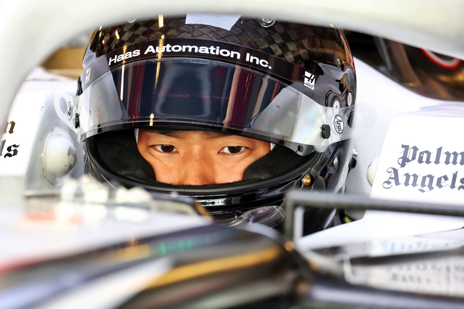 Ryo Hirakawa drove for Haas in last year's Abu Dhabi test