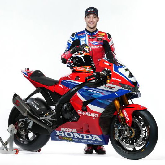Iker Lecuona, 2025 Team HRC WorldSBK launch. Credit: HRC.