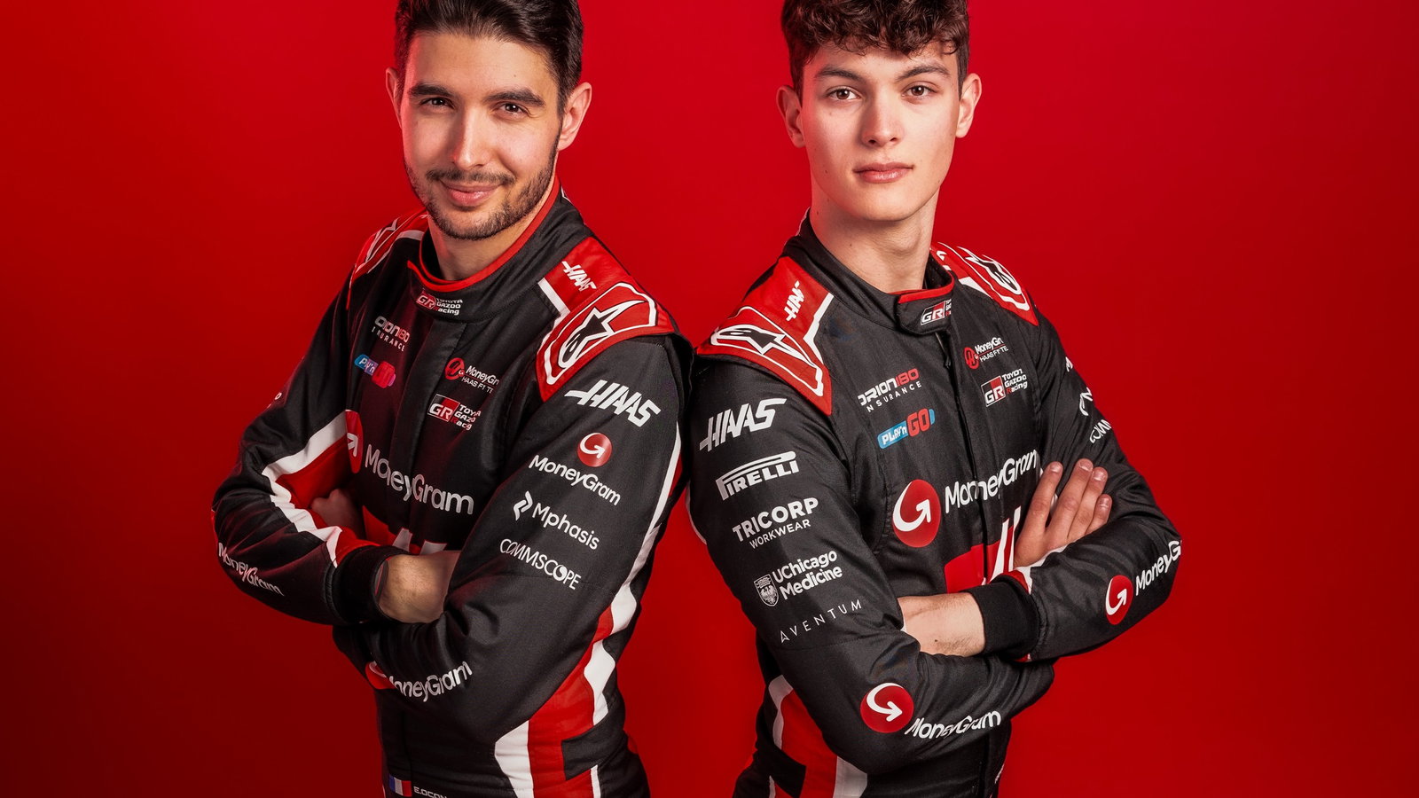 Esteban Ocon and Ollie Bearman 