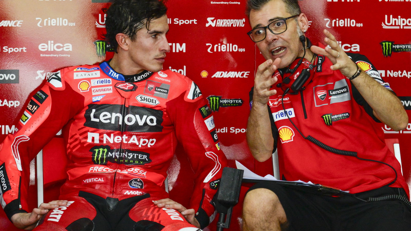 Marc Marquez, Marco Rigamonti, Ducati Corse, 205 Buriram MotoGP test