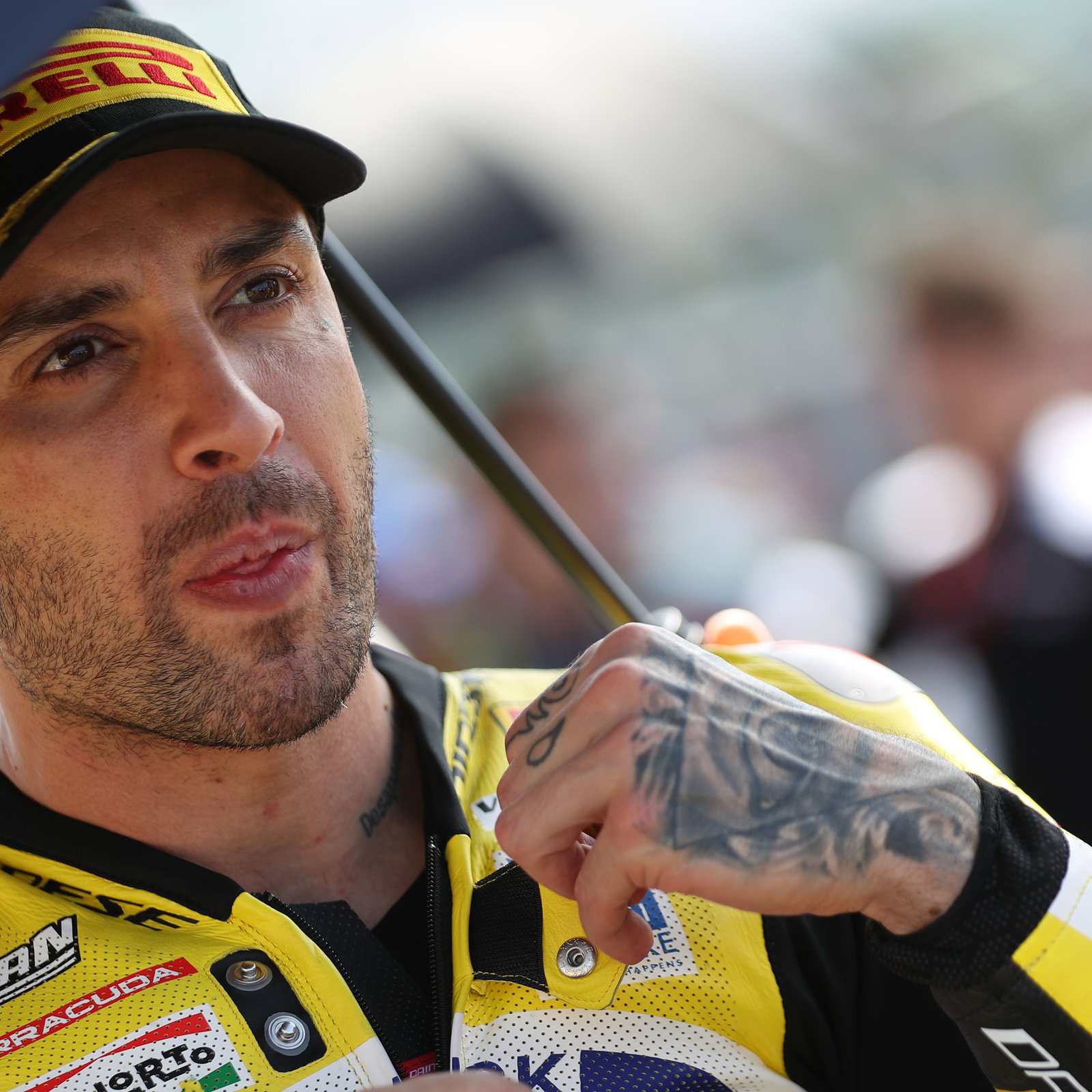 Andrea Iannone, 2025 Australian WorldSBK, grid. Credit: Gold and Goose.