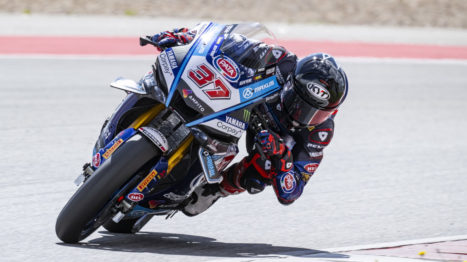 Augusto Fernandez, 2025 WorldSBK Portimao (March) Test. Credit: Yamaha.