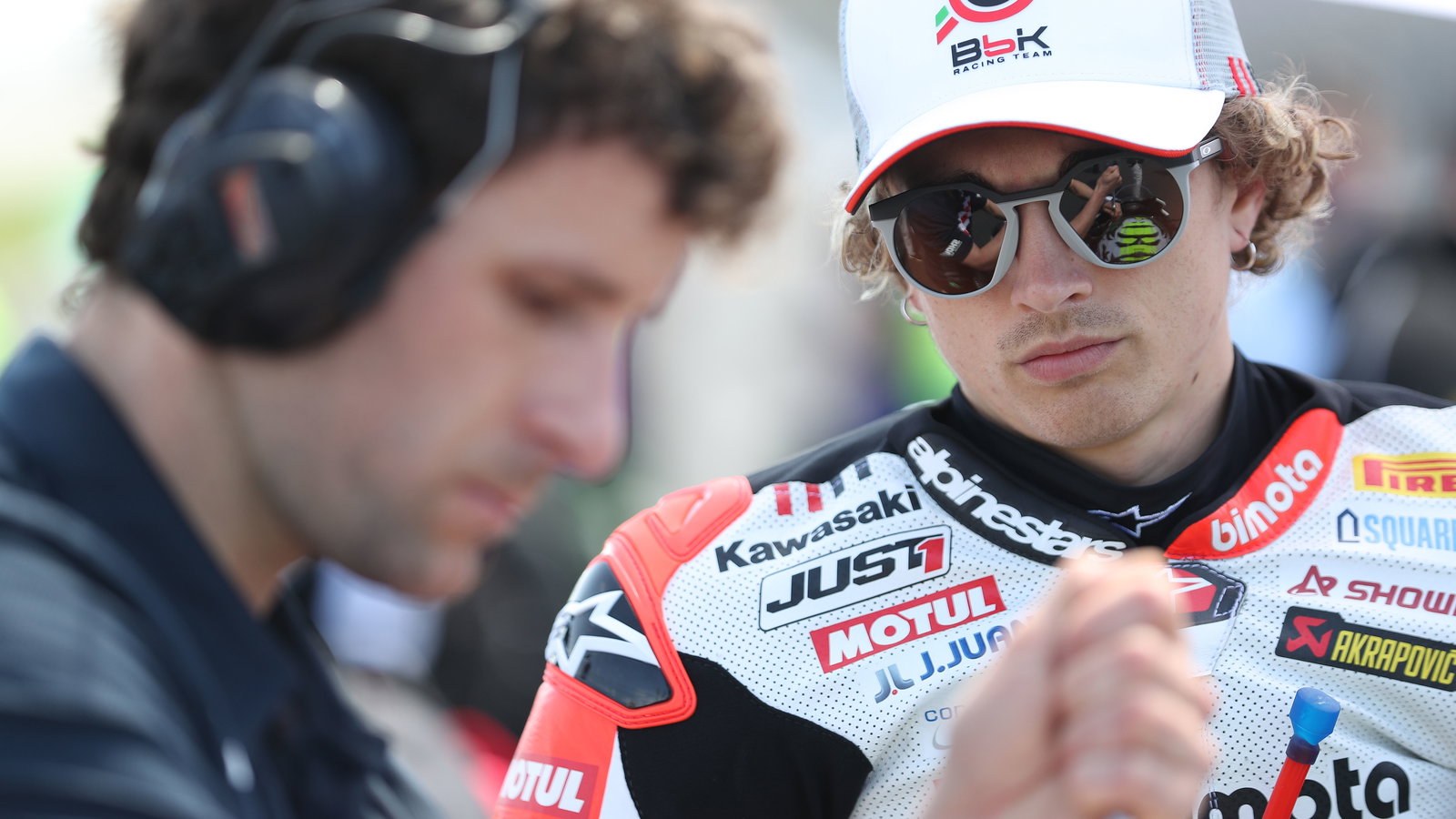 Axel Bassani, 2025 Australian WorldSBK, grid. Credit: Gold and Goose.