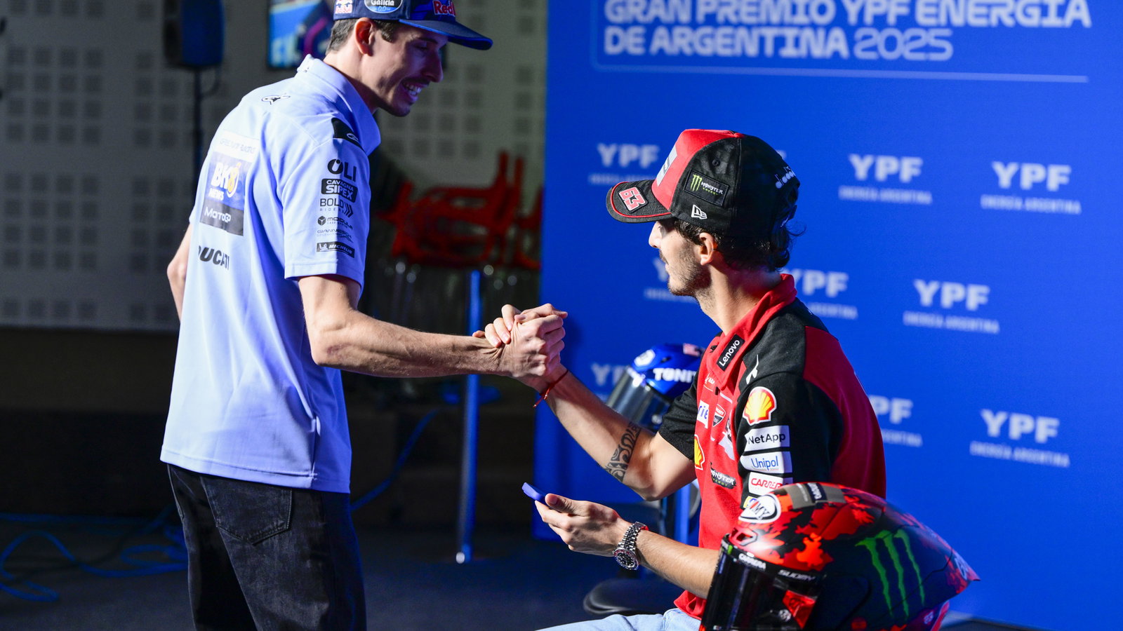 Alex Marquez, Pecco Bagnaia, 2025 Argentina MotoGP