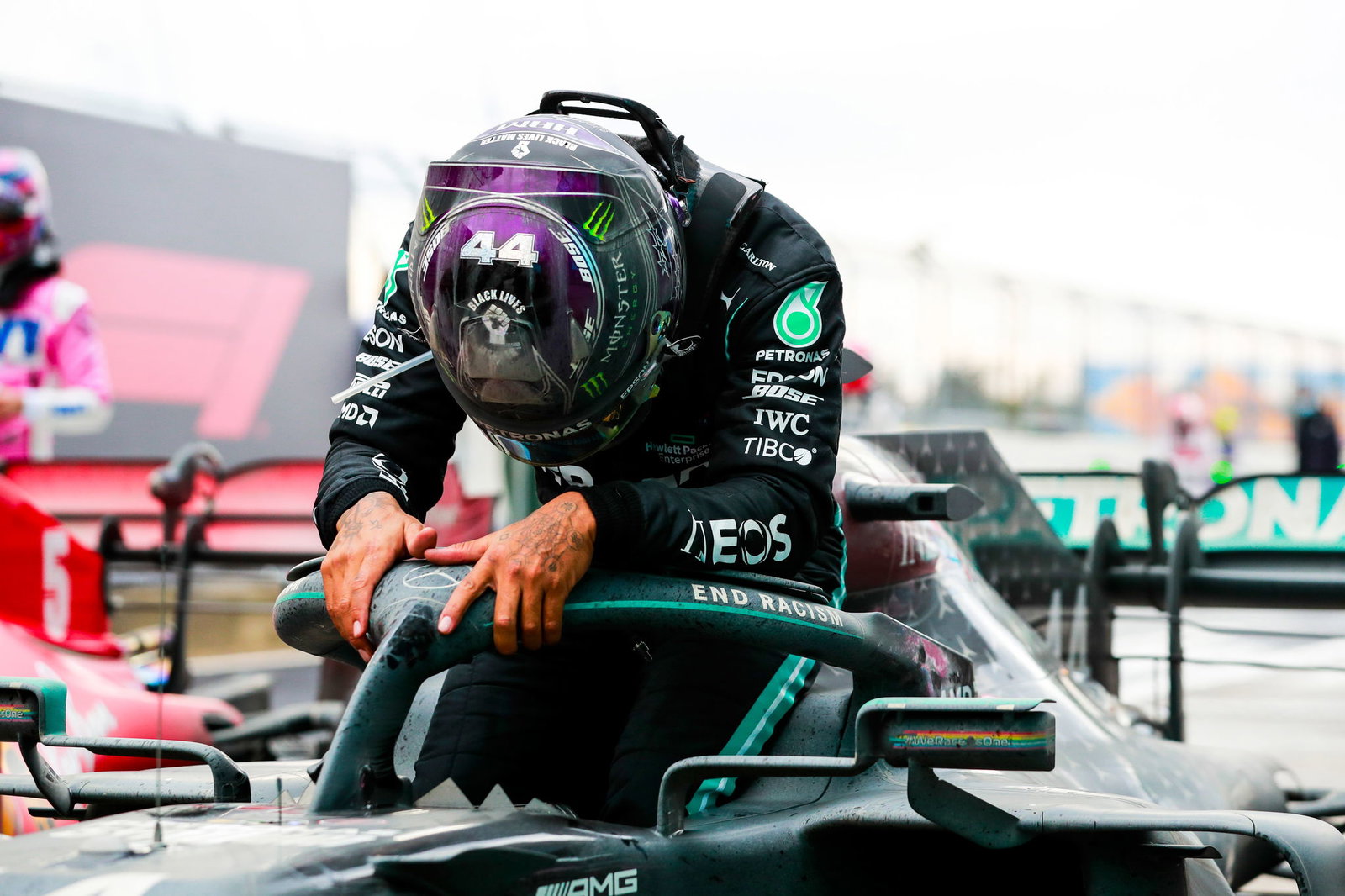 Lewis Hamilton became a seven-time world champion in Turkey