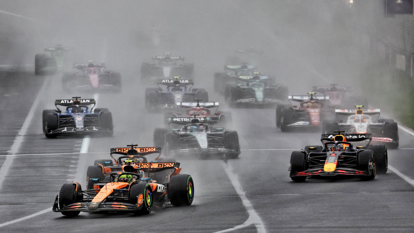 The start of the Australian Grand Prix