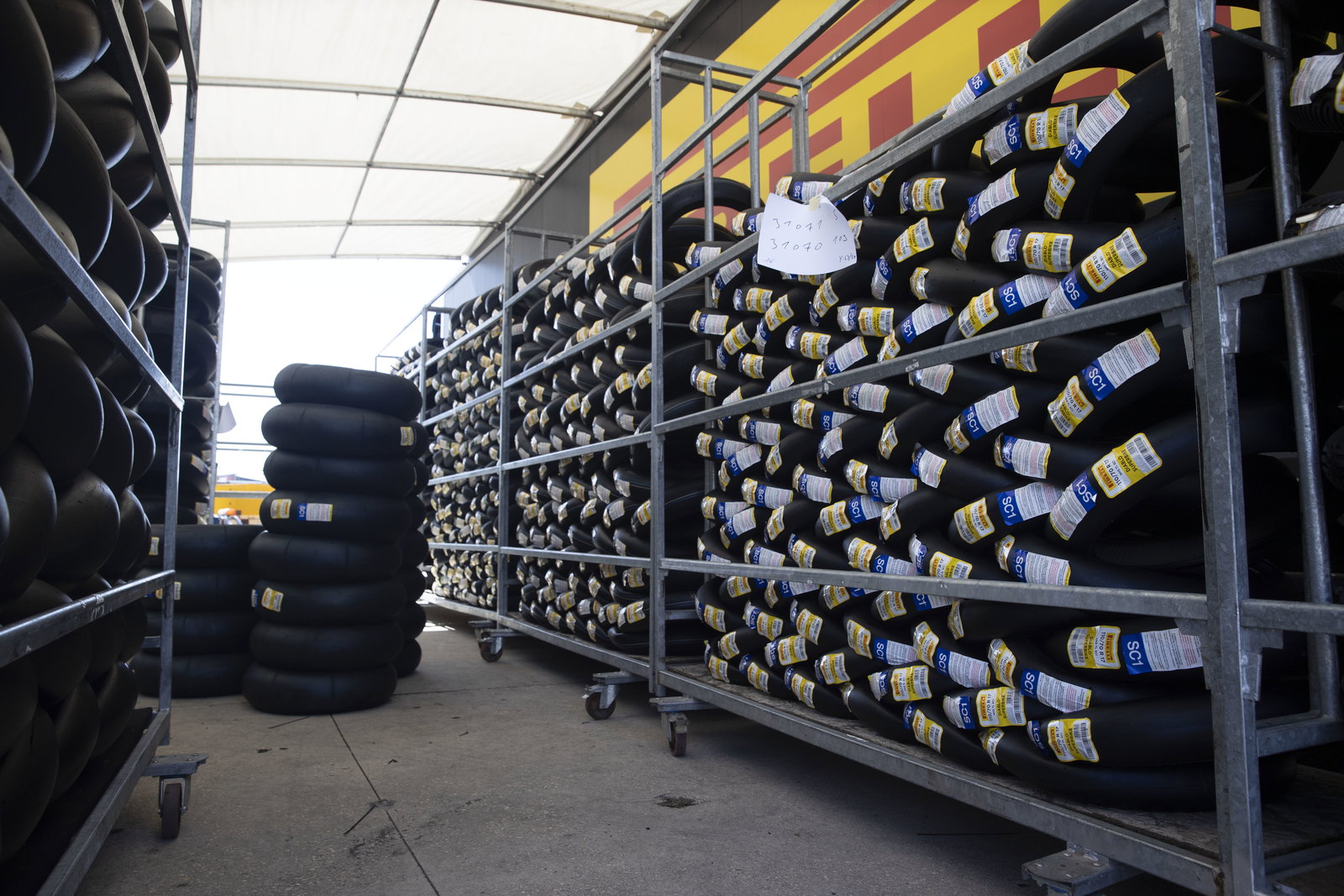 Pirelli tyres, 2024 Estoril WorldSBK. Credit: Gold and Goose.