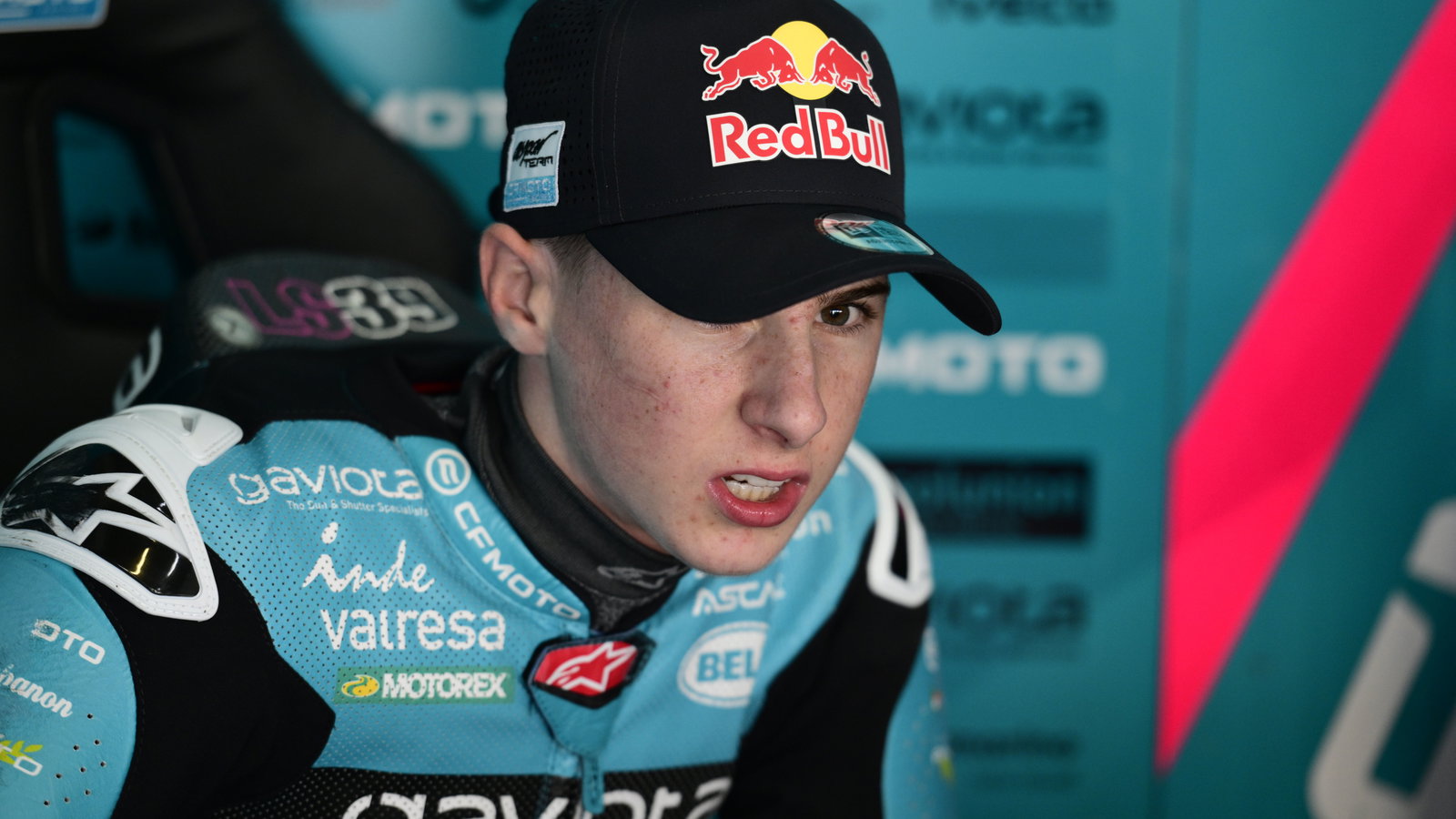 Max Quiles, 2025 Moto3 Jerez Test, pit box. Credit: Gold and Goose.