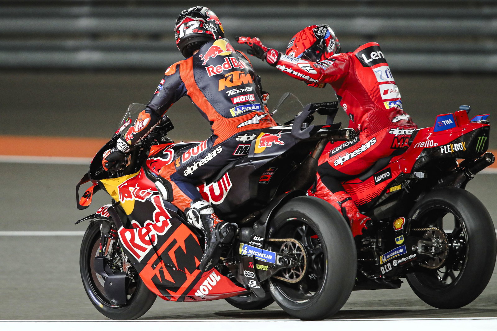 Vinales, Marquez, 2025 Qatar MotoGP