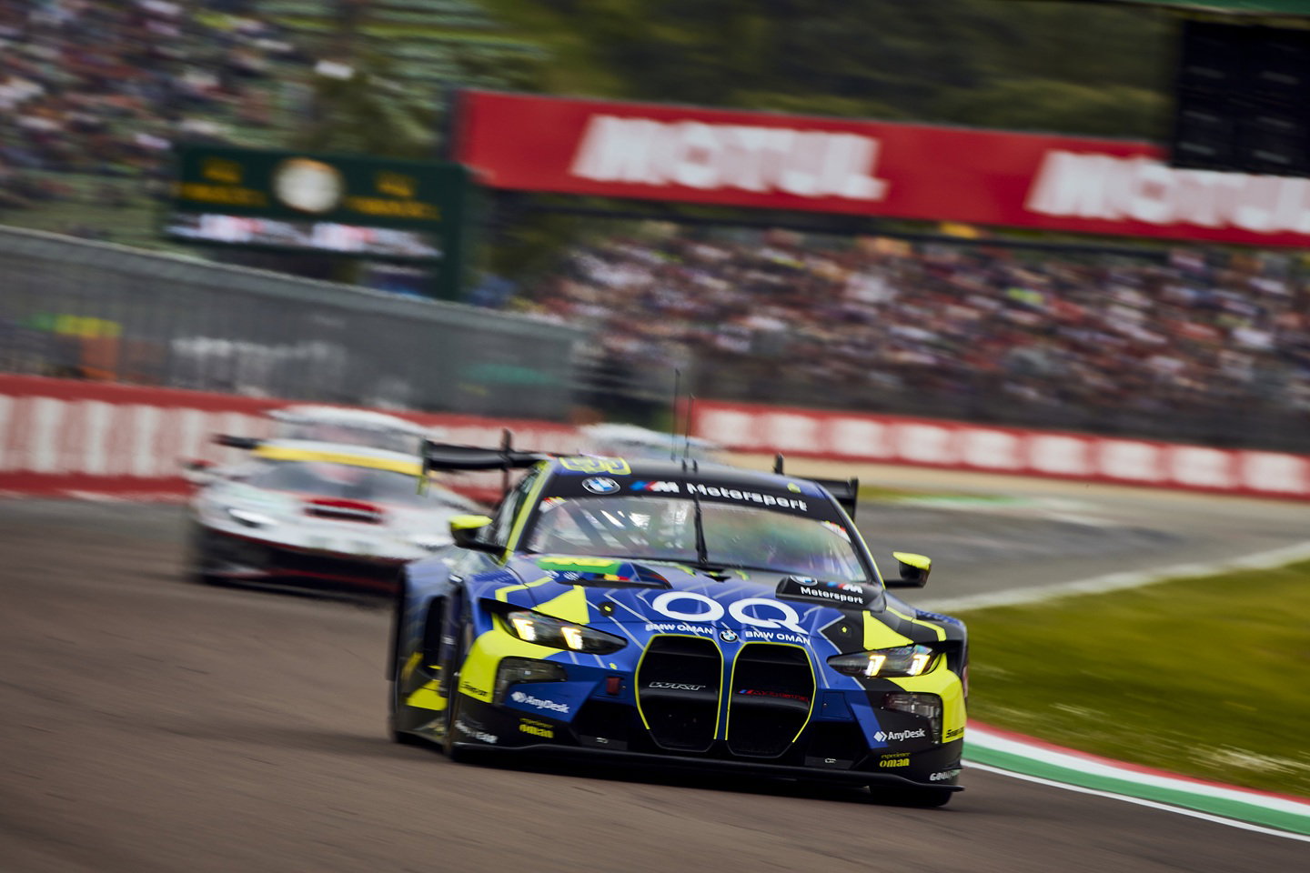 Valentino Rossi, Kelvin van der Linde and Ahmad Al-Harthy, #46 BMW M4 GT3