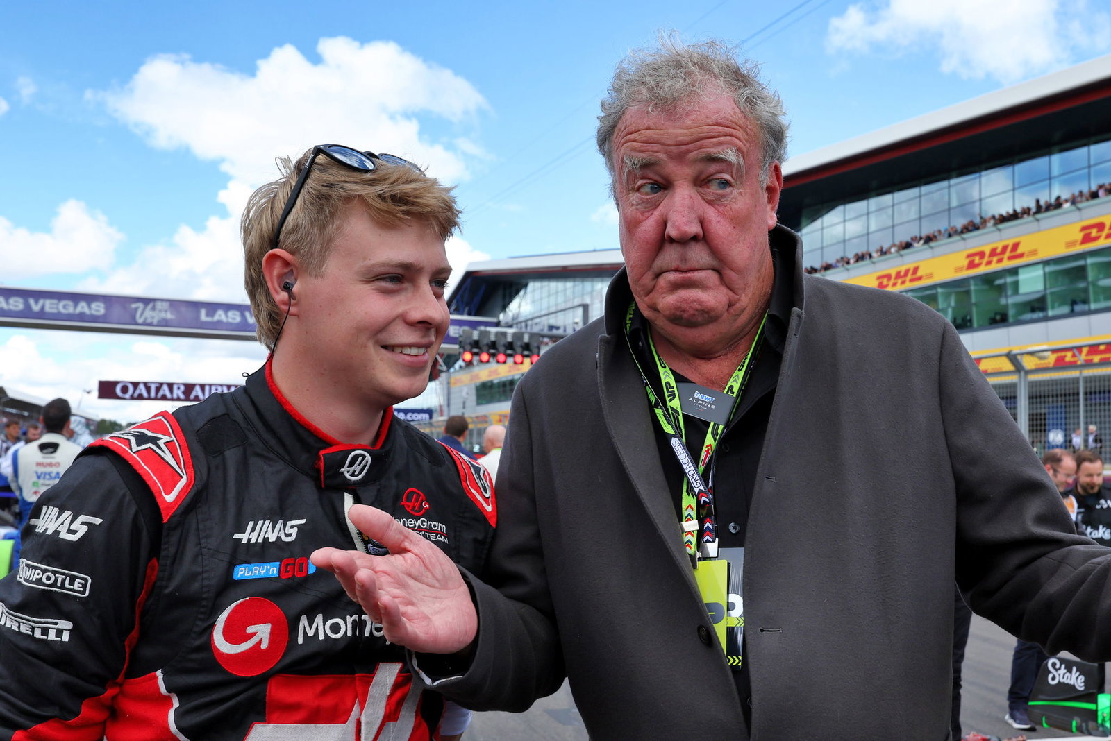 Jeremy Clarkson at last year's British Grand Prix