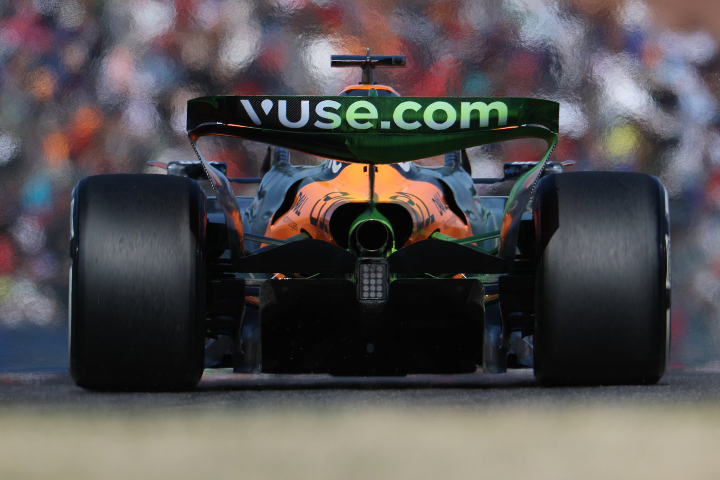 McLaren rear wing