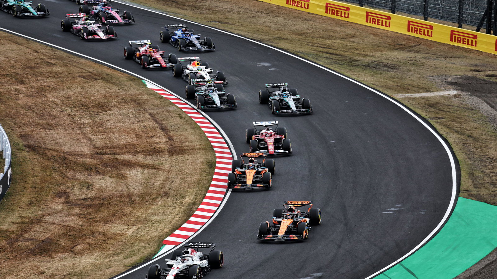 Start of the 2025 F1 Japanese Grand Prix