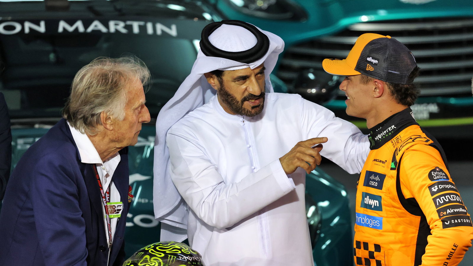 Ben Sulayem and McLaren's Lando Norris