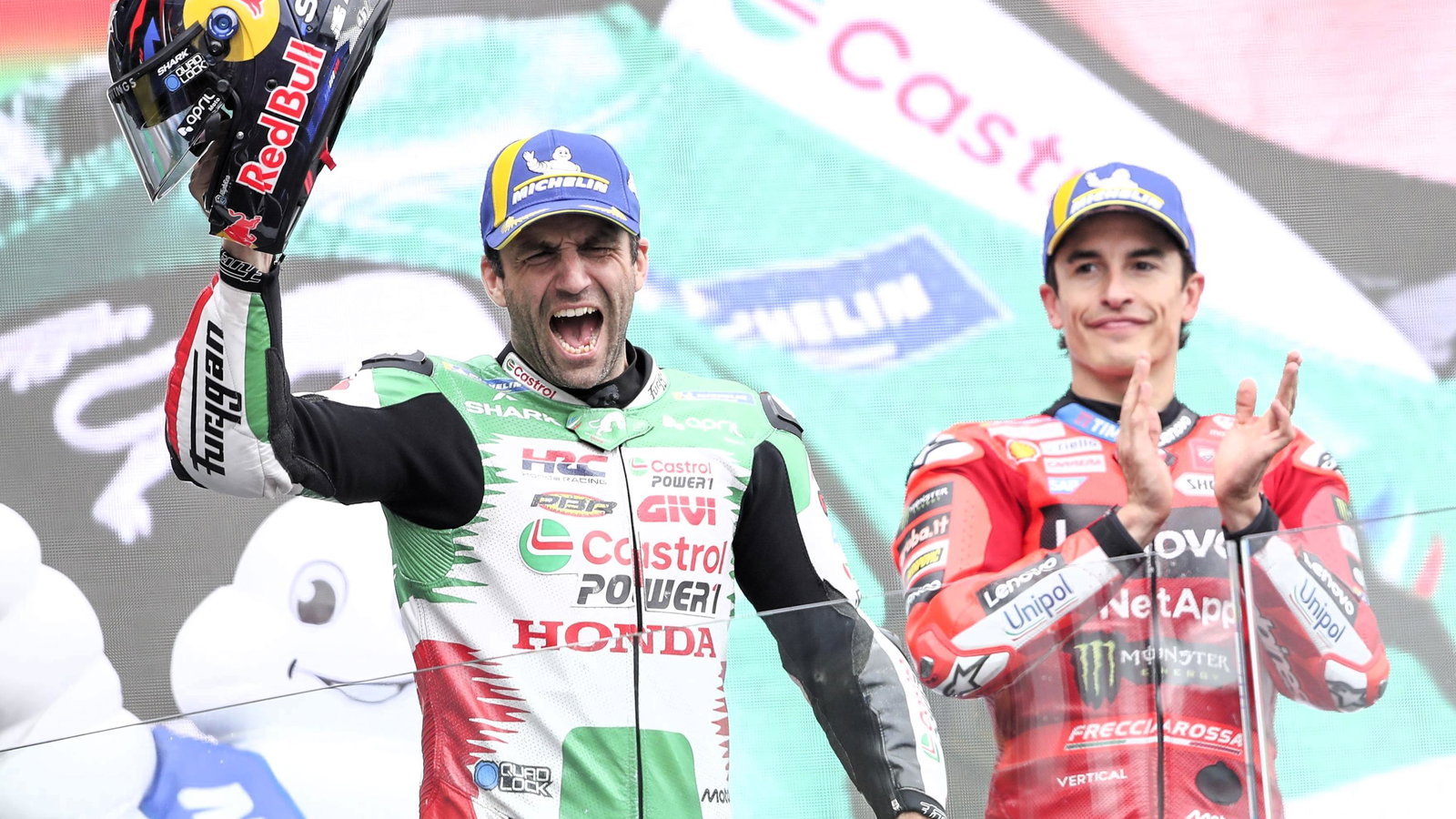 Johann Zarco, Marc Marquez, 2025 French MotoGP