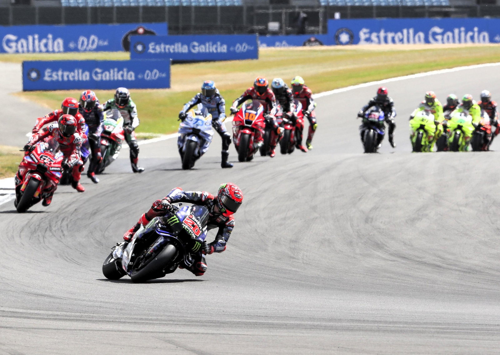 Quartararo leads, 2025 British MotoGP